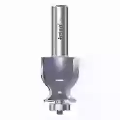 Bearing guided flat bullnose cutter